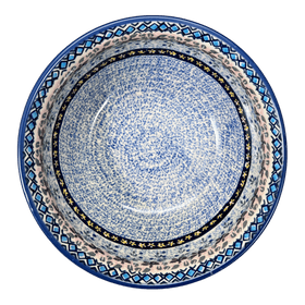 Polish Pottery 7.75" Bowl (Lilac Fields) | M085S-WK75 Additional Image at PolishPotteryOutlet.com