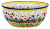 Polish Pottery 7.75" Bowl (Sunlit Wildflowers) | M085S-WK77 at PolishPotteryOutlet.com