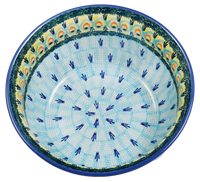 A picture of a Polish Pottery 7.75" Bowl (Providence) | M085S-WKON as shown at PolishPotteryOutlet.com/products/775-bowls-providence