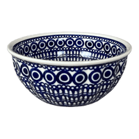A picture of a Polish Pottery 7.75" Bowl (Gothic) | M085T-13 as shown at PolishPotteryOutlet.com/products/7-75-bowl-gothic-m085t-13