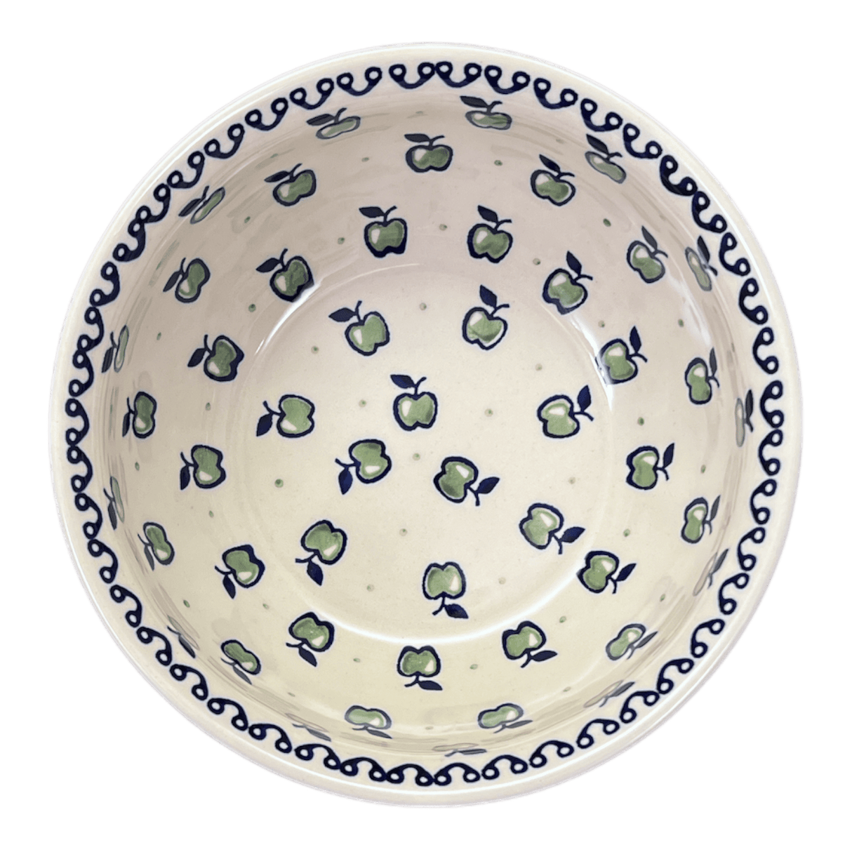 Bowl, Round, 7.75" in "Green Apple" by Manufaktura | M085T-15