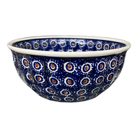 A picture of a Polish Pottery 7.75" Bowl (Bonbons) | M085T-2 as shown at PolishPotteryOutlet.com/products/7-75-bowl-2-m085t-2