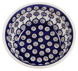 Bowl, Round, 7.75" in "Floral Peacock" by Manufaktura | M085T-54KK