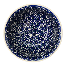 Polish Pottery 7.75" Bowl (Eyes Wide Open) | M085T-58 Additional Image at PolishPotteryOutlet.com
