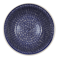 A picture of a Polish Pottery 7.75" Bowl (Riptide) | M085T-63 as shown at PolishPotteryOutlet.com/products/775-bowls-riptide