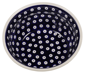 Polish Pottery 7.75" Bowl (Dot to Dot) | M085T-70A Additional Image at PolishPotteryOutlet.com