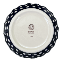 A picture of a Polish Pottery 7.75" Bowl (Hello Dotty) | M085T-9 as shown at PolishPotteryOutlet.com/products/7-75-bowl-hello-dotty-m085t-9