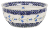 Polish Pottery 7.75" Bowl (Lily of the Valley) | M085T-ASD at PolishPotteryOutlet.com