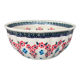 Bowl, Round, 7.75" in "Floral Symmetry" by Manufaktura | M085T-DH18