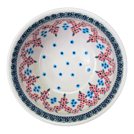 Bowl, Round, 7.75" in "Floral Symmetry" by Manufaktura | M085T-DH18