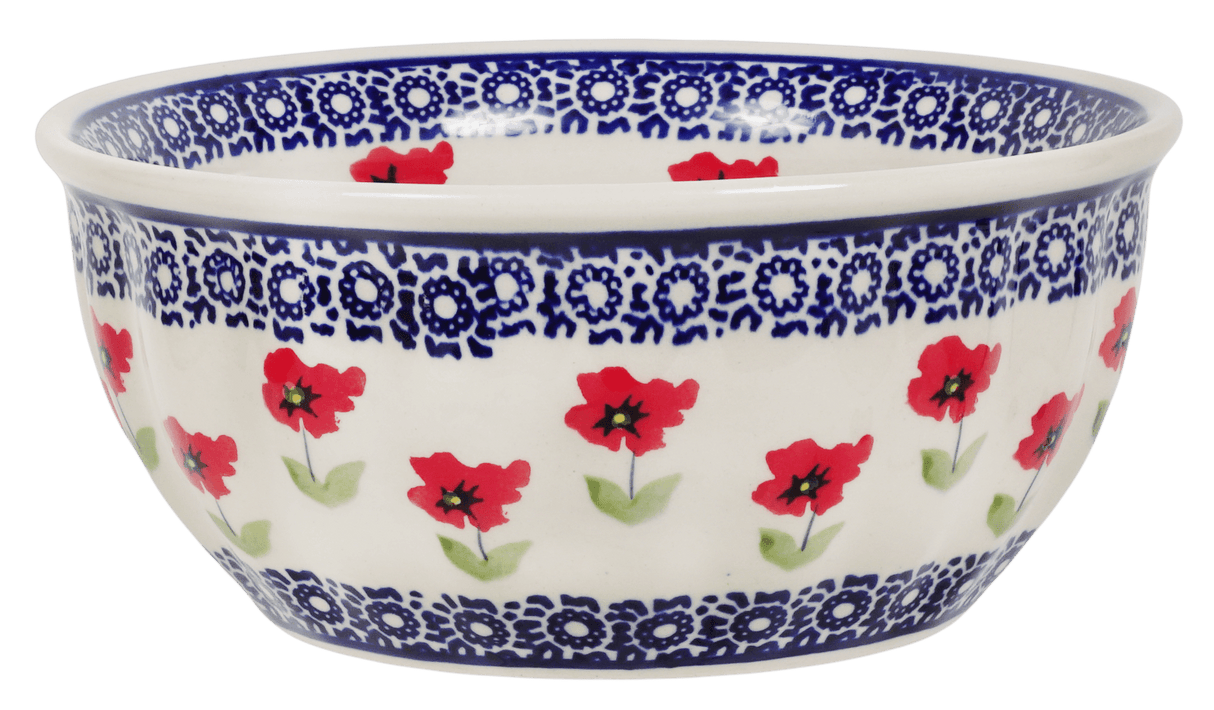 Bowl, Round, 7.75" in "Poppy Garden" by Manufaktura | M085T-EJ01