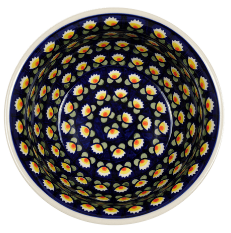 Bowl, Round, 7.75" in "Tulip Azul" by Manufaktura | M085T-LW