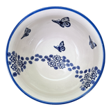 Bowl, Round, 7.75" in "Butterfly Garden" by Manufaktura | M085T-MOT1