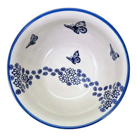 Bowl, Round, 7.75" in "Butterfly Garden" by Manufaktura | M085T-MOT1