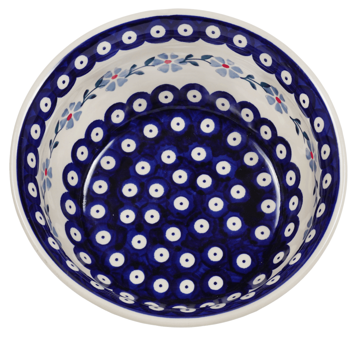 Bowl, Round, 7.75" in "Periwinkle Chain" by Manufaktura | M085T-P213