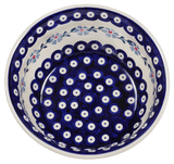 Bowl, Round, 7.75" in "Periwinkle Chain" by Manufaktura | M085T-P213