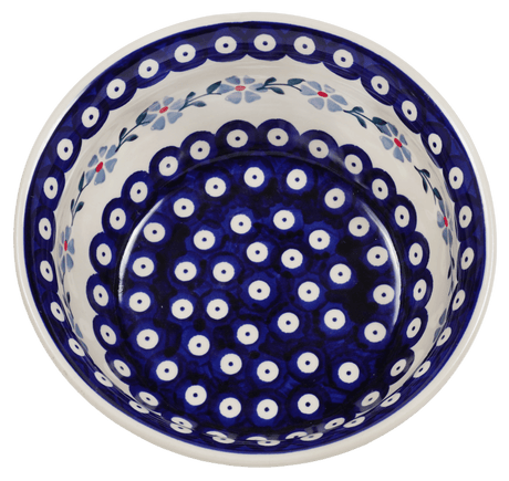 Bowl, Round, 7.75" in "Periwinkle Chain" by Manufaktura | M085T-P213