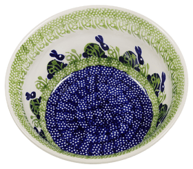 Polish Pottery 7.75" Bowl (Bunny Love) | M085T-P324 Additional Image at PolishPotteryOutlet.com