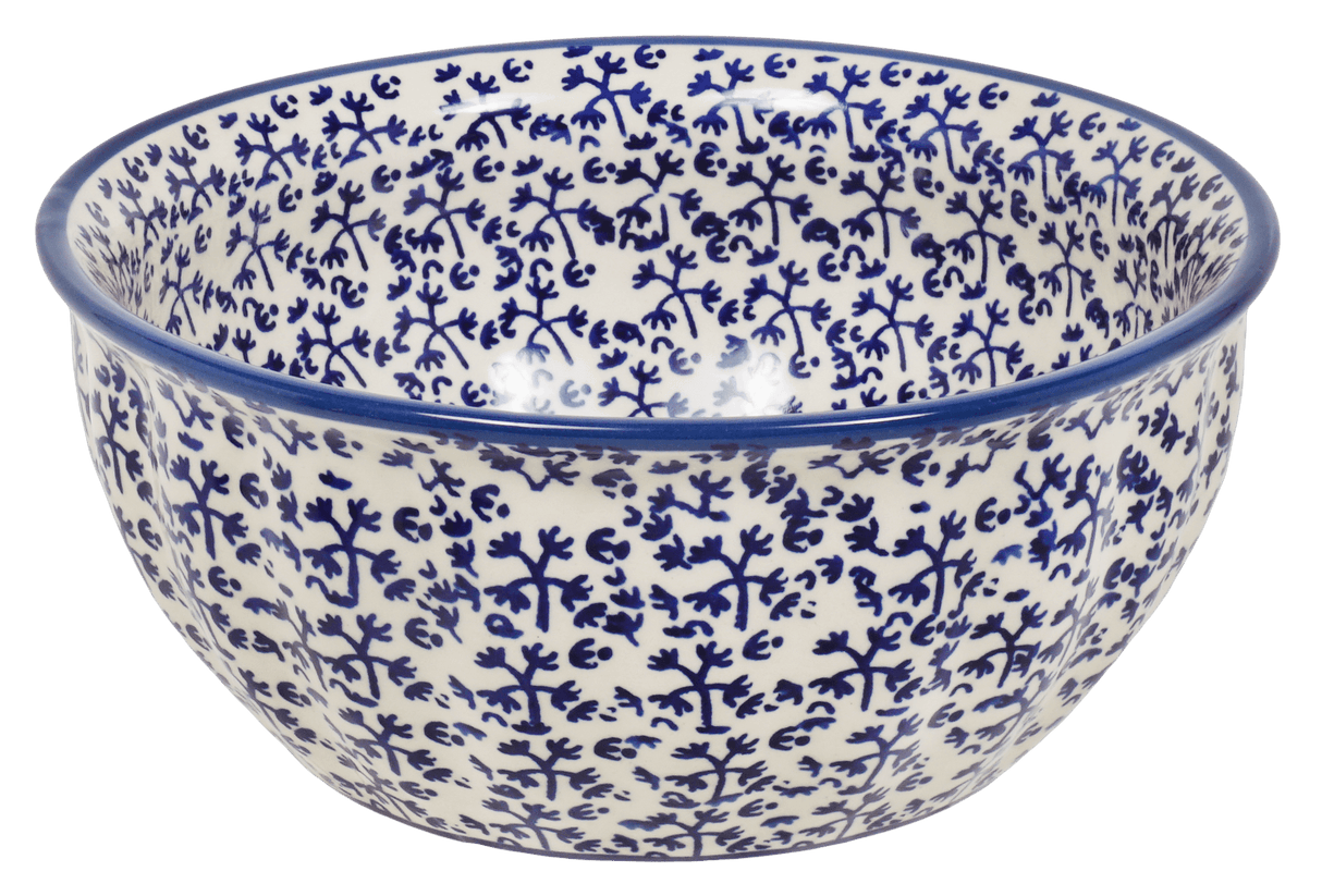 Bowl, Round, 7.75" in "Blue Thicket" by Manufaktura | M085T-P364