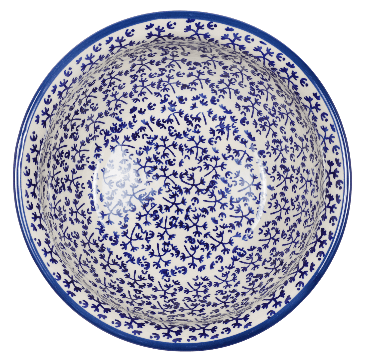 Bowl, Round, 7.75" in "Blue Thicket" by Manufaktura | M085T-P364