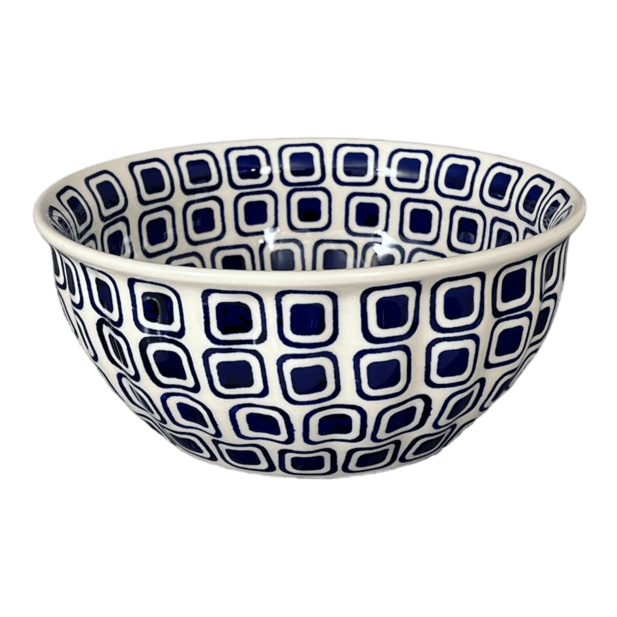 Bowl, Round, 7.75" in "Navy Retro" by Manufaktura | M085U-601A