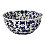 Bowl, Round, 7.75" in "Navy Retro" by Manufaktura | M085U-601A