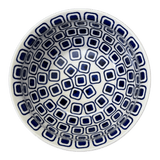 Bowl, Round, 7.75" in "Navy Retro" by Manufaktura | M085U-601A