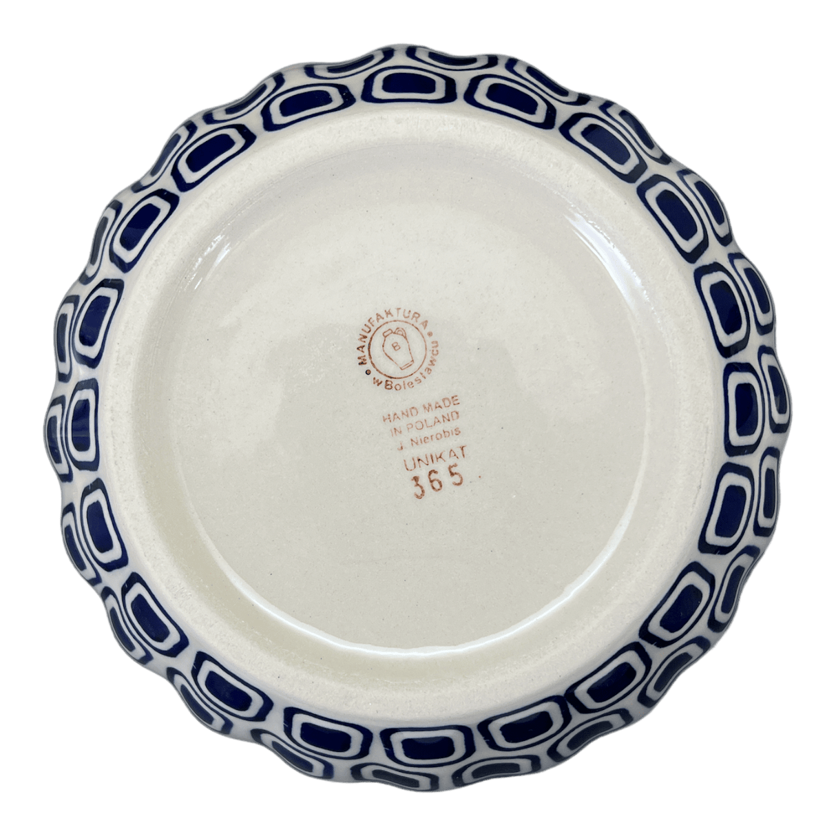 Bowl, Round, 7.75" in "Navy Retro" by Manufaktura | M085U-601A