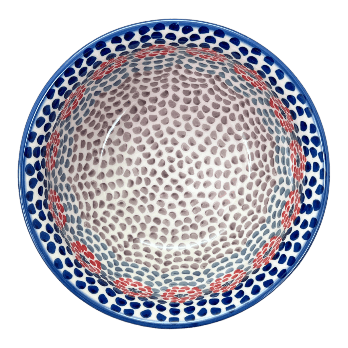 Bowl, Round, 7.75" in "Falling Petals" by Manufaktura | M085U-AS72