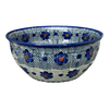 Polish Pottery 7.75" Bowl (Violet Storm) | M085U-ASZ at PolishPotteryOutlet.com