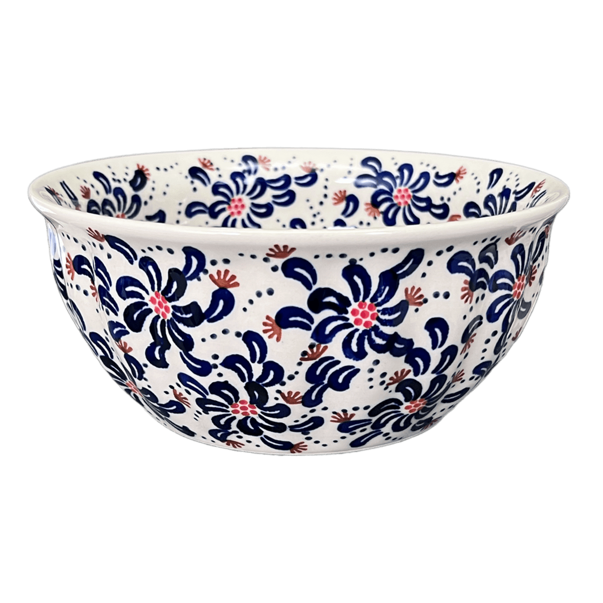 Bowl, Round, 7.75" in "Floral Fireworks" by Manufaktura | M085U-BSAS