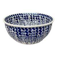 A picture of a Polish Pottery 7.75" Bowl (Modern Vine) | M085U-GZ27 as shown at PolishPotteryOutlet.com/products/7-75-bowl-modern-vine-m085u-gz27