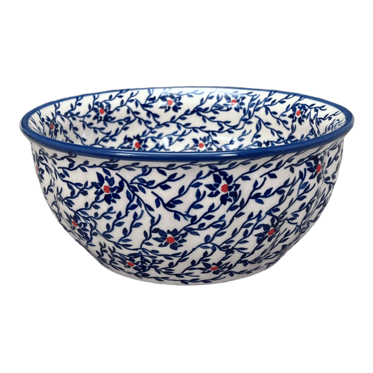 Bowl, Round, 7.75" in "Blue Canopy" by Manufaktura | M085U-IS04