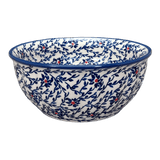 Bowl, Round, 7.75" in "Blue Canopy" by Manufaktura | M085U-IS04