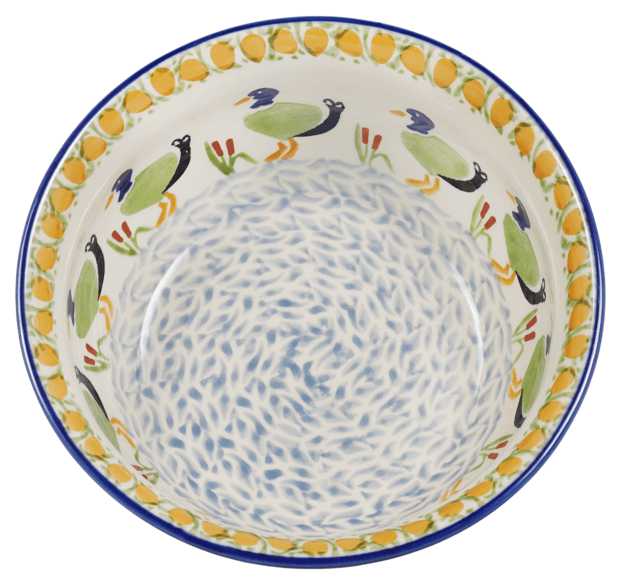 Bowl, Round, 7.75" in "Ducks in a Row" by Manufaktura | M085U-P323