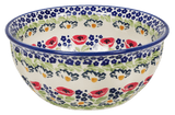 Bowl, Round, 7.75" in "Poppy Parade" by Manufaktura | M085U-P341