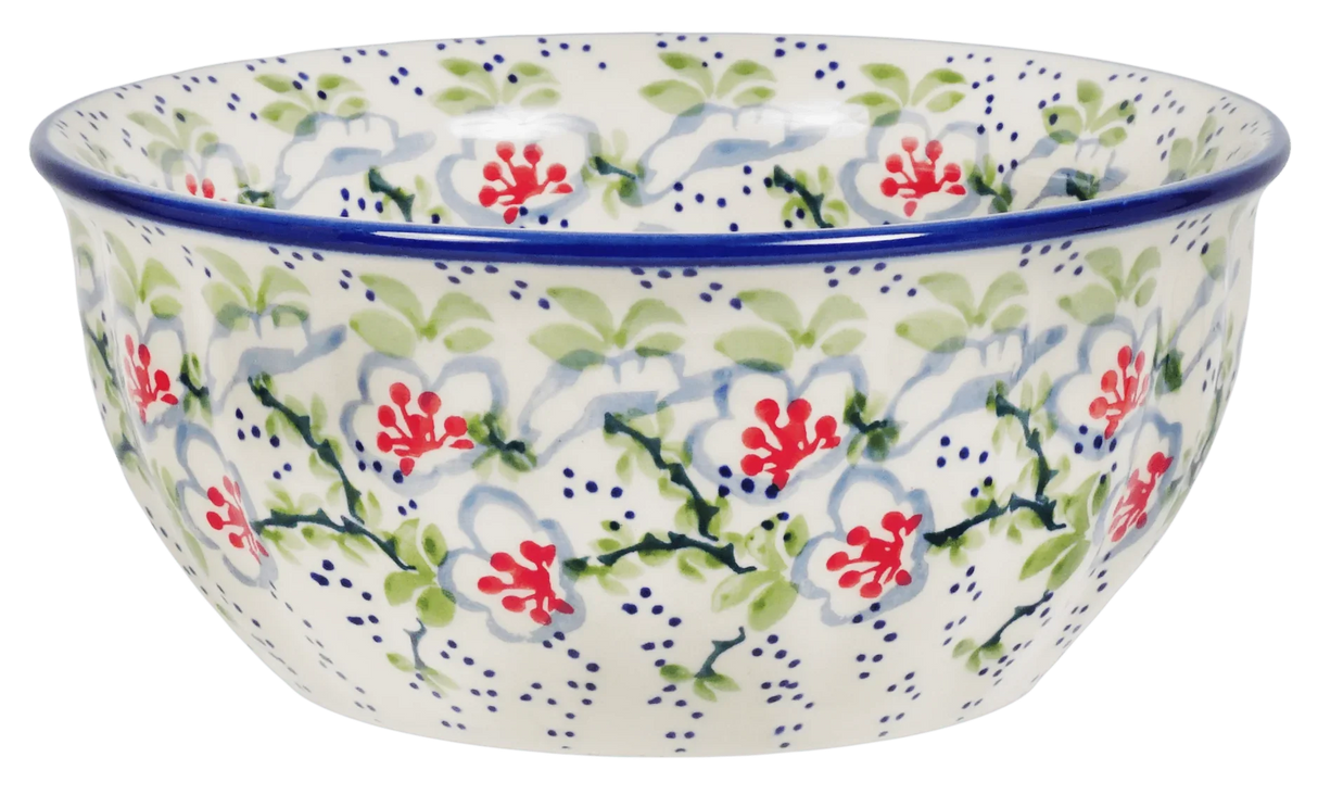 Bowl, Round, 7.75" in "Flowers & Lace" by Manufaktura | M085U-P372