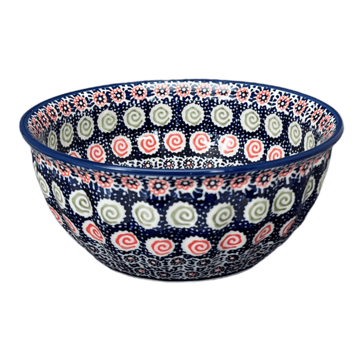 Bowl, Round, 7.75" in "Carnival" by Manufaktura | M085U-RWS