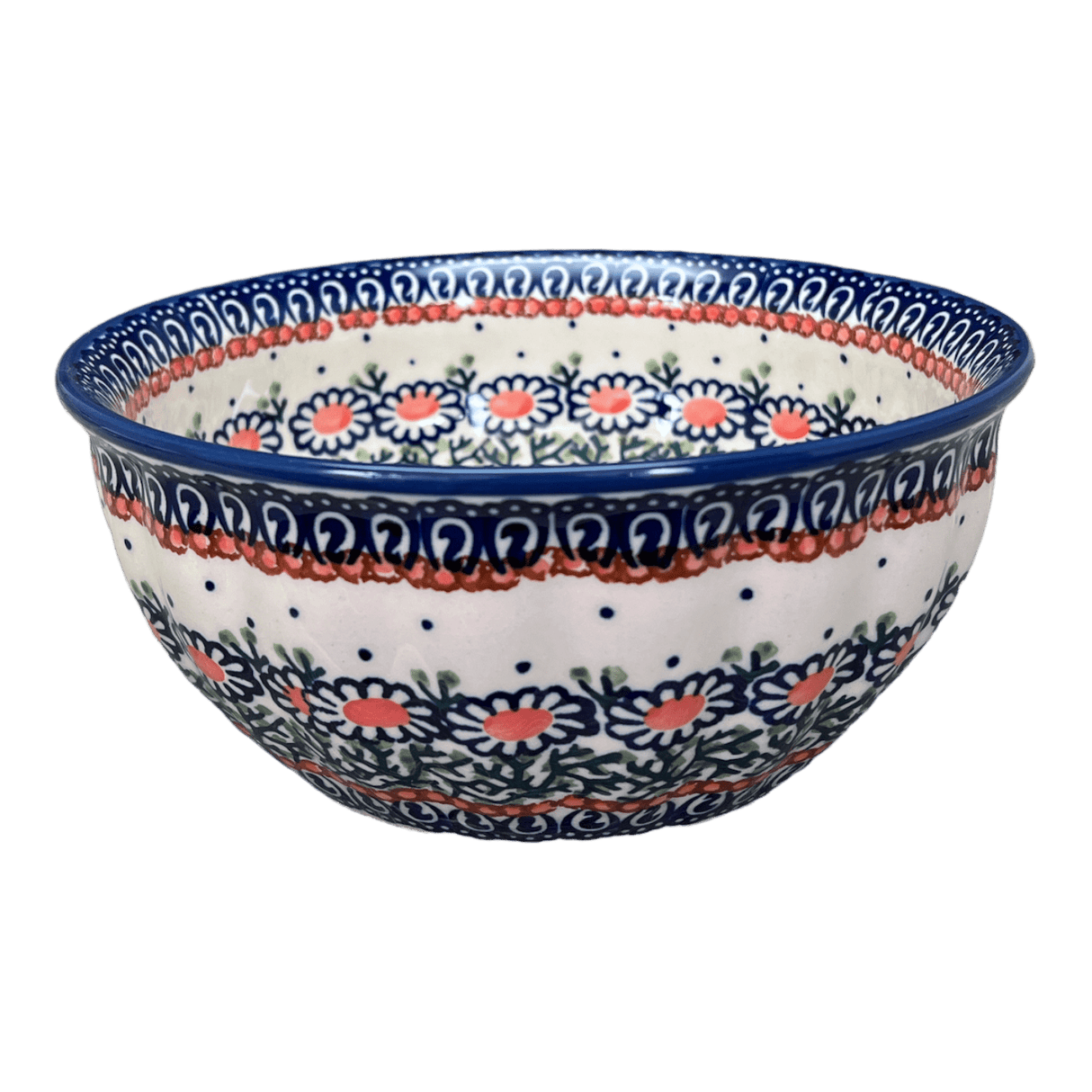 Bowl, Round, 7.75" in "Daisy Chain" by Manufaktura | M085U-ST