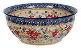 Bowl, Round, 9" Bowl in "Ruby Bouquet" by Manufaktura | M086S-DPCS