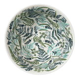 Bowl, Round, 9" Bowl in "Scattered Ferns" by Manufaktura | M086S-GZ39