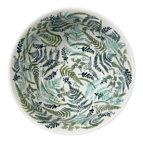 Bowl, Round, 9" Bowl in "Scattered Ferns" by Manufaktura | M086S-GZ39