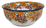 Bowl, Round, 9" Bowl in "Autumn Harvest" by Manufaktura | M086S-LB