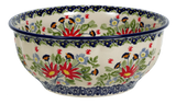 Bowl, Round, 9" Bowl in "Floral Fantasy" by Manufaktura | M086S-P260