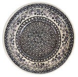 Bowl, Round, 9" Bowl in "Duet in Black & Grey" by Manufaktura | M086S-DPSC