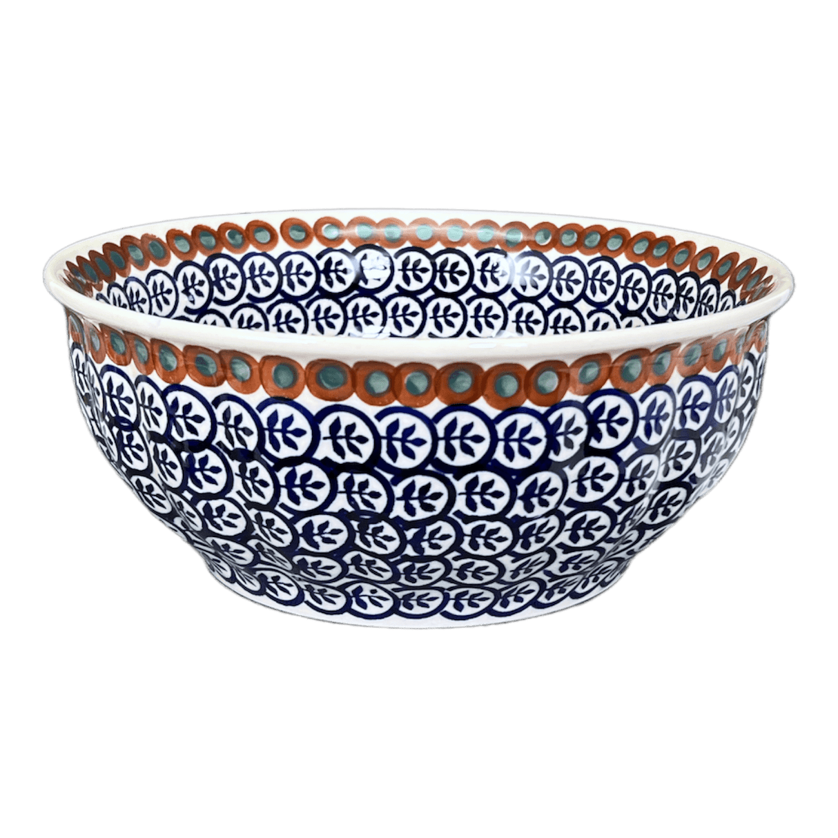 Bowl, Round, 9" Bowl in "Olive Garden" by Manufaktura | M086T-48