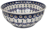 Bowl, Round, 9" Bowl in "Floral Peacock" by Manufaktura | M086T-54KK