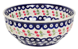 Bowl, Round, 9" Bowl in "Cherry Dot" by Manufaktura | M086T-70WI