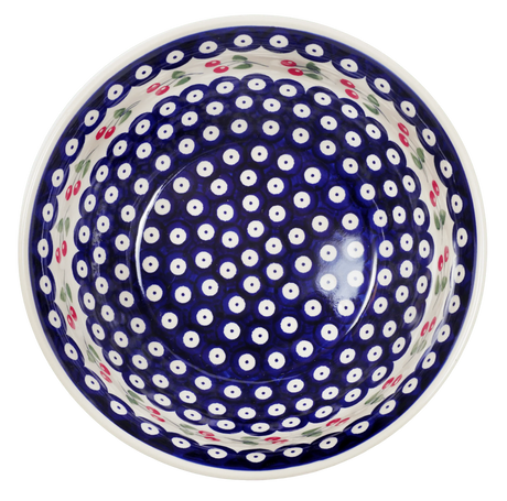 Bowl, Round, 9" Bowl in "Cherry Dot" by Manufaktura | M086T-70WI