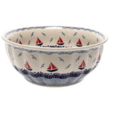 Bowl, Round, 9" Bowl in "Smooth Seas" by Manufaktura | M086T-DPML